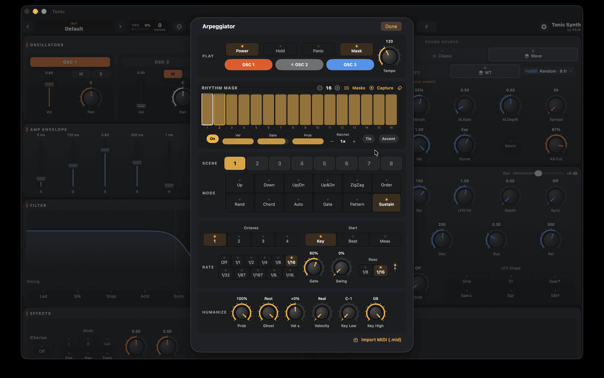 Tonic Synth — Analog-modeling synth & AUv3 for iPhone, iPad & Mac (2)