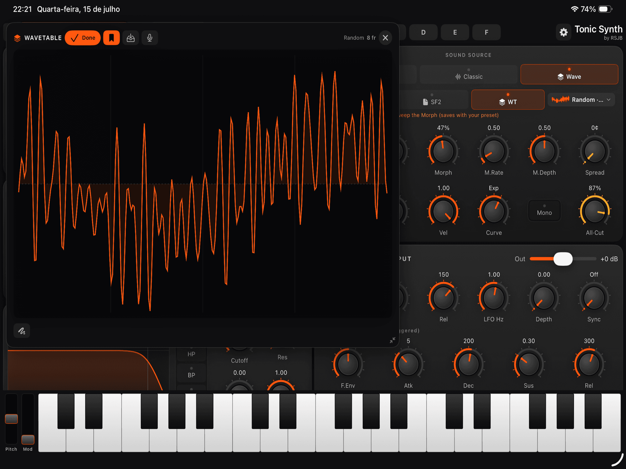 Tonic Synth — Analog-modeling synth & AUv3 for iPhone, iPad & Mac (3)