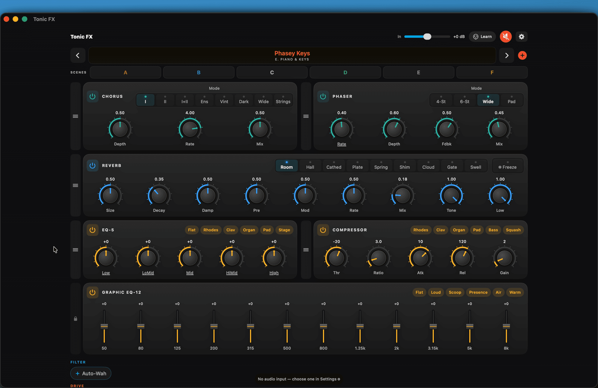 Tonic FX — Rack de multi-efeitos AU/AUv3 + standalone — iPhone, iPad e Mac (1)