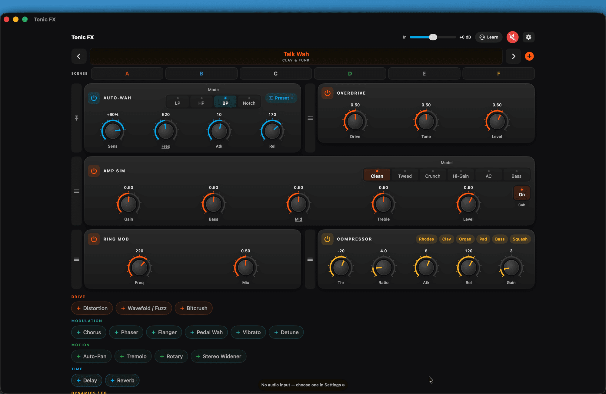 Tonic FX — Rack de multi-efeitos AU/AUv3 + standalone — iPhone, iPad e Mac (2)
